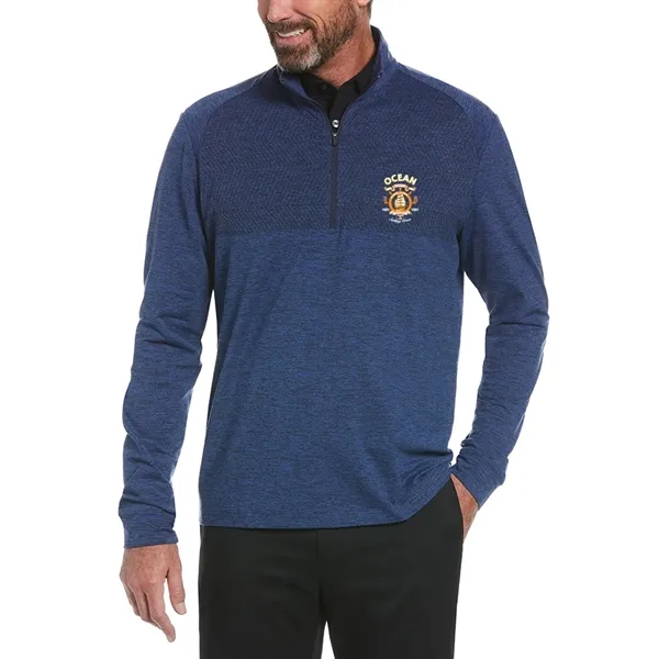 Unisex 1/4 zip pullover with water-repellent finish and enhanced stretch technology.... from ASI 39552 BEL Promo
