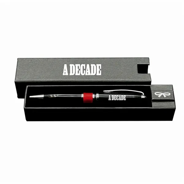 Deluxe single pen box with velvet insert & Mandala-I agate resin... from ASI 68190 Lungsal / Lungsal