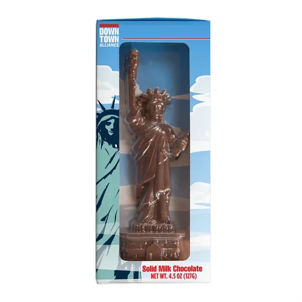 4.5 oz Chocolate Molded Statue of Liberty... from ASI 44900 NC Custom (CI/Lanco) / Chocolate Inn