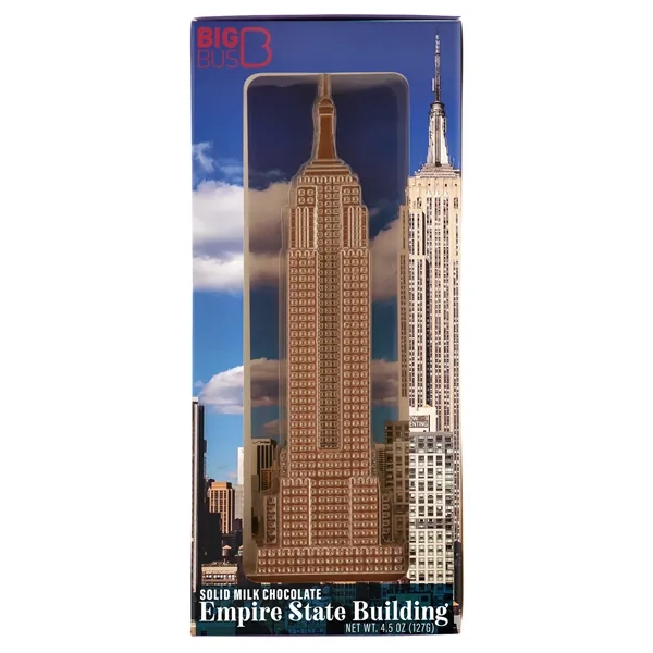 4.5 oz. Chocolate Molded Empire State Building... from ASI 44900 NC Custom (CI/Lanco) / Chocolate Inn