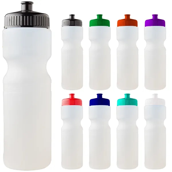 28 oz bike bottle contoured for easy grip. Push/Pull closure. BPA... from ASI 79840 The Proinnovative Line / Proinnovative Line
