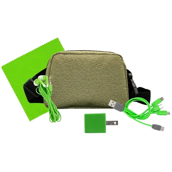 Speck Wall, Cable, Earbud and Cloth Fanny Pack Set... from ASI 30208 A P Specialties / AP Specialties