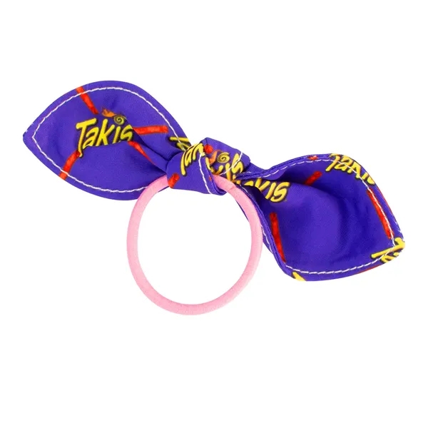 Full Color Bow Hair Tie... from ASI 30208 A P Specialties / AP Specialties