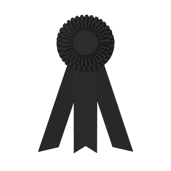 Rosette with 3 streamers, 2" middle dovetail and 1 5/8" sides... from ASI 93520 Ventura Inc