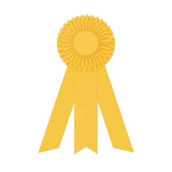 Rosette with 3 streamers, 2" middle dovetail and 1 5/8" sides... from ASI 93520 Ventura Inc