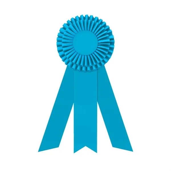 Rosette with 3 streamers, 2" middle dovetail and 1 5/8" sides... from ASI 93520 Ventura Inc