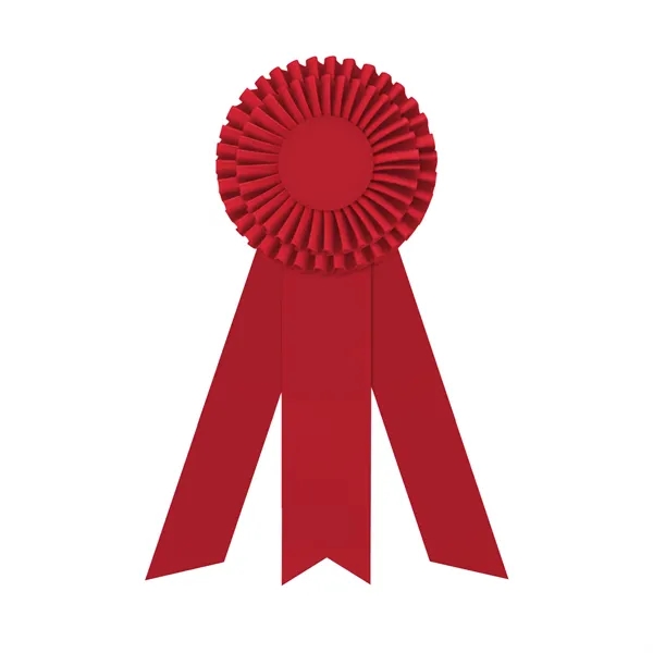 Rosette with 3 streamers, 2" middle dovetail and 1 5/8" sides... from ASI 93520 Ventura Inc