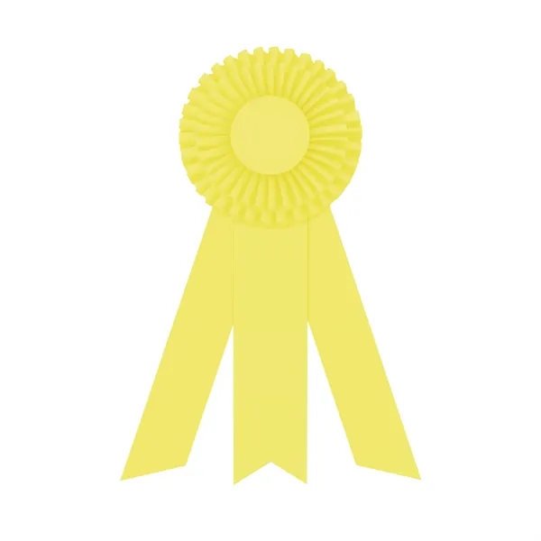 Rosette with 3 streamers, 2" middle dovetail and 1 5/8" sides... from ASI 93520 Ventura Inc