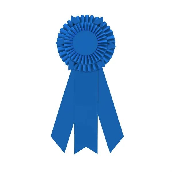 Rosette with 3 streamers, 2" middle dovetail and 1 5/8" sides... from ASI 93520 Ventura Inc