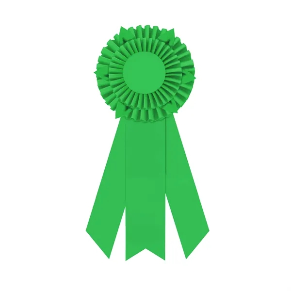 Rosette with 3 streamers, 2" middle dovetail and 1 5/8" sides... from ASI 93520 Ventura Inc