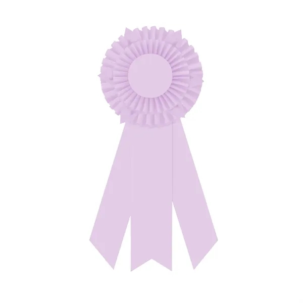 Rosette with 3 streamers, 2" middle dovetail and 1 5/8" sides... from ASI 93520 Ventura Inc