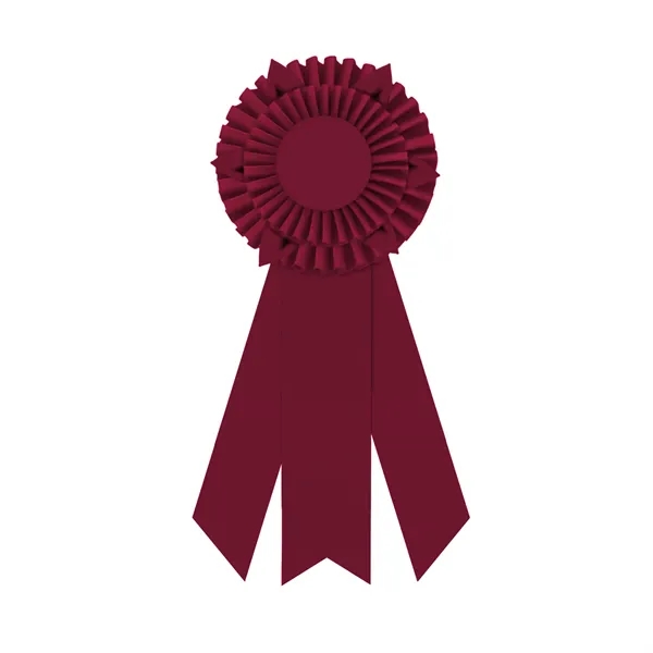 Rosette with 3 streamers, 2" middle dovetail and 1 5/8" sides... from ASI 93520 Ventura Inc