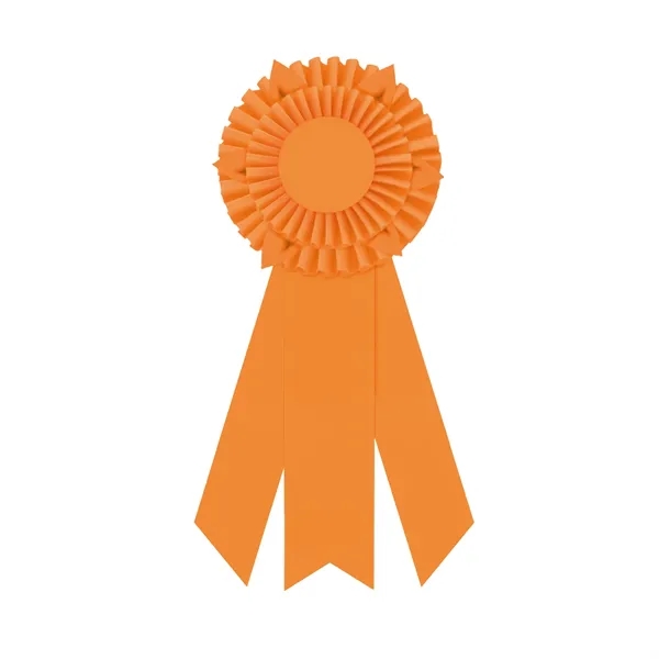 Rosette with 3 streamers, 2" middle dovetail and 1 5/8" sides... from ASI 93520 Ventura Inc