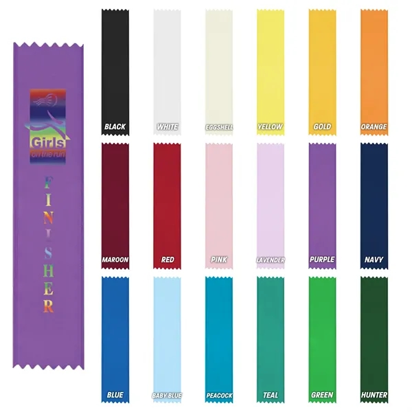 Rosette with two streamers 1 5/8" angled, 12" total length.... from ASI 93520 Ventura Inc