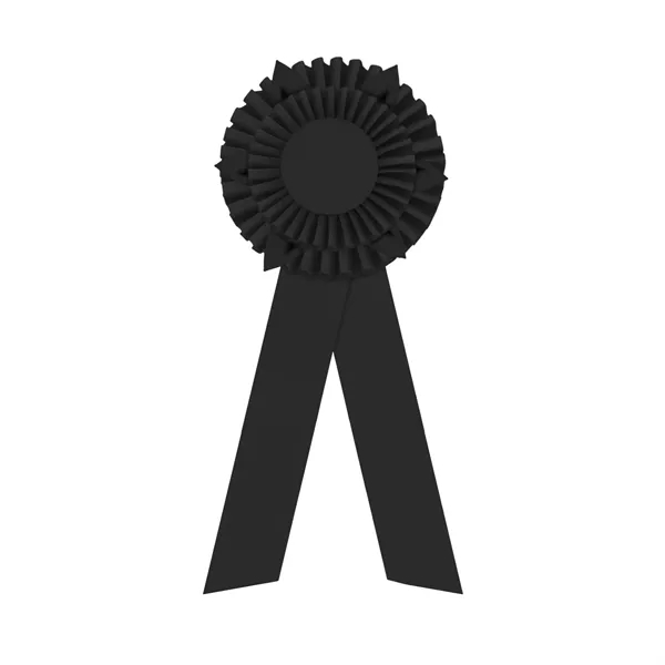 Rosette with two streamers 1 5/8" angled, 12" total length.... from ASI 93520 Ventura Inc