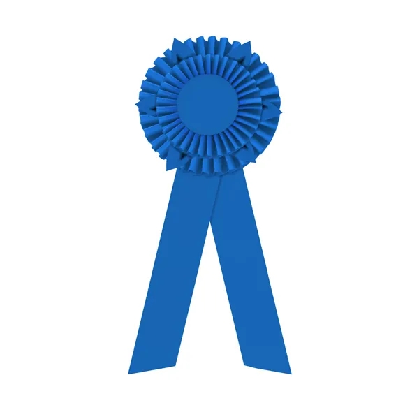 Rosette with two streamers 1 5/8" angled, 12" total length.... from ASI 93520 Ventura Inc