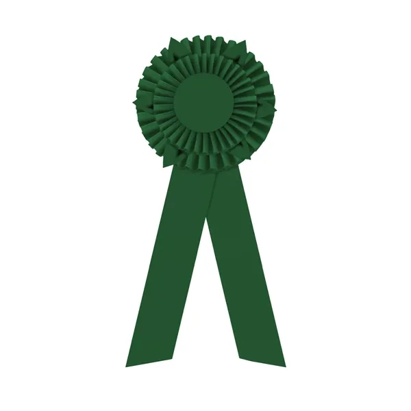 Rosette with two streamers 1 5/8" angled, 12" total length.... from ASI 93520 Ventura Inc