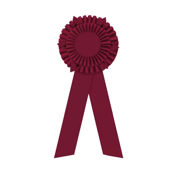 Rosette with two streamers 1 5/8" angled, 12" total length.... from ASI 93520 Ventura Inc