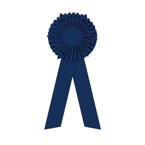 Rosette with two streamers 1 5/8" angled, 12" total length.... from ASI 93520 Ventura Inc