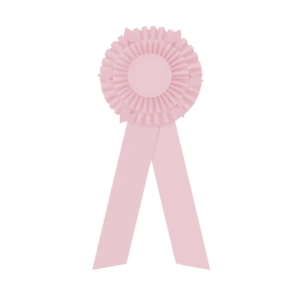 Rosette with two streamers 1 5/8" angled, 12" total length.... from ASI 93520 Ventura Inc