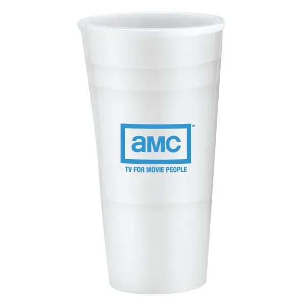 22 oz. single wall plastic reusable party cup in assorted colors.... from ASI 57800 Gordon Sinclair / Gordon Sinclair®