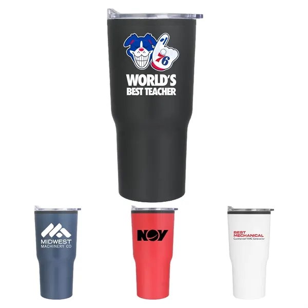 18 oz. Travel Stainless Steel Vacuum Insulated Coffee cup w/ lid... from ASI 39820 Opusline (Benmex) / Opus Line