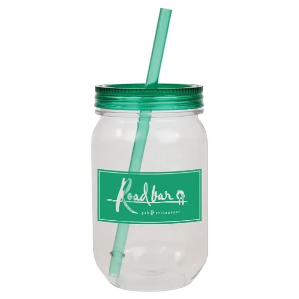 Liberty 24 oz Mason Jar Style BPA Free Acrylic Tumbler.... from ASI 46755 Cosmo Promos