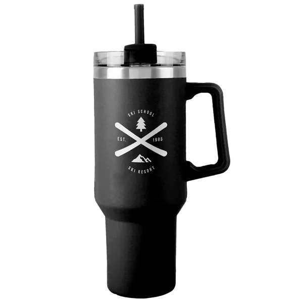A 40 oz stainless steel tumbler, with copper-lined, double-wall vacuum insulation... from ASI 61966 HPG / Best Promotions USA