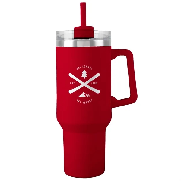 A 40 oz stainless steel tumbler, with copper-lined, double-wall vacuum insulation... from ASI 61966 HPG / Best Promotions USA