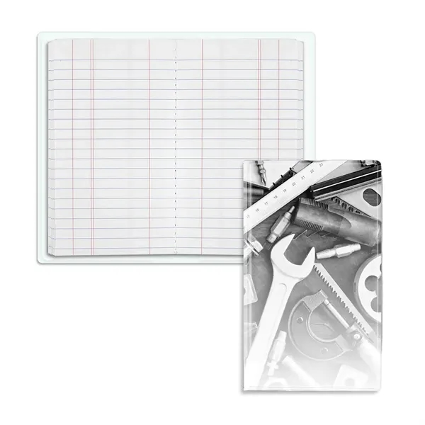 Tally book junior with a 200-page sewn paper pad and frosty... from ASI 54040 Fey Promo / Tally Books by Fey