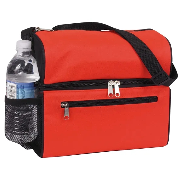 Double compartment lunch cooler, 11" x 9.5" x 6" gusset.... from ASI 40515 BILD Enterprises LLC / Ben-Line