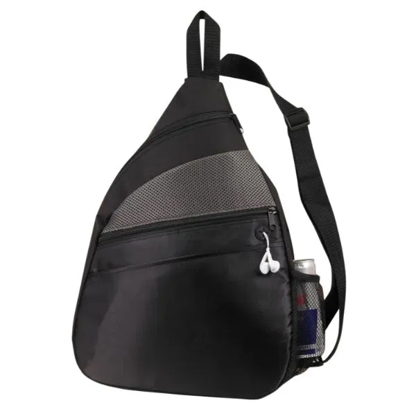 Deluxe sling backpack, made of 600 denier polyester, 12.5" x 17.5"... from ASI 40515 BILD Enterprises LLC / Ben-Line