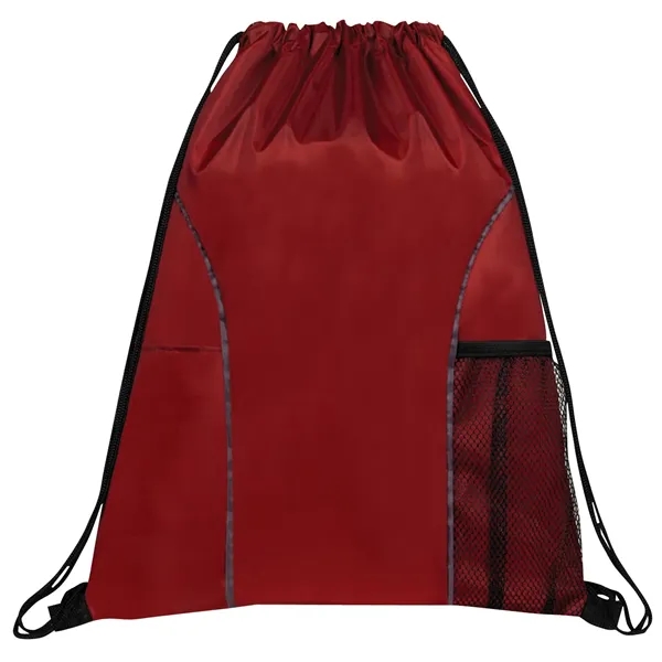 Drawstring cinch bag with inside pockets. 14.5" x 18"... from ASI 40515 BILD Enterprises LLC / Ben-Line