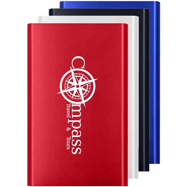 4,000 mAh slim size aluminum power bank. Features USB-A and Micro-USB... from ASI 68190 Lungsal / Lungsal