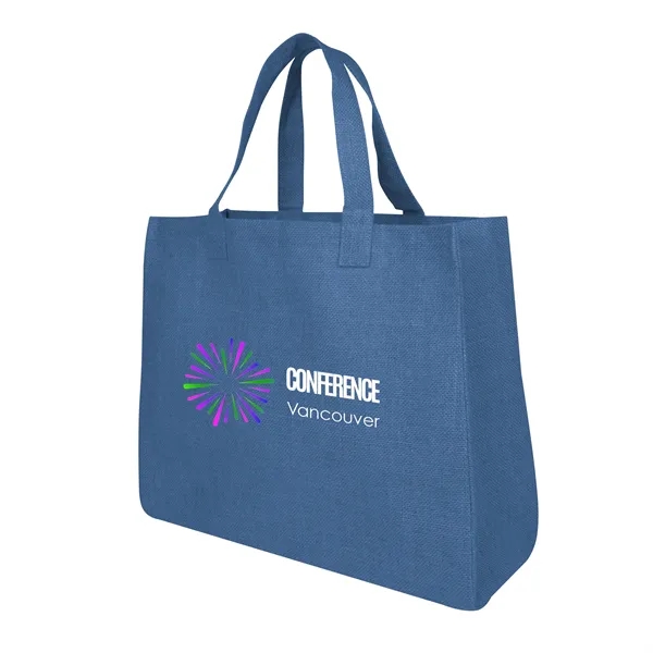 7" x 14" x 17" laminated jute tote bag with 7"... from ASI 61125 Hit Promotional Products / Hit®