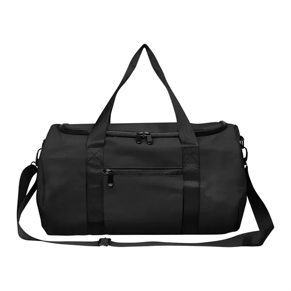 Duffel bag made with recycled PET PU leather and polyester.... from ASI 61125 Hit Promotional Products / Hit®