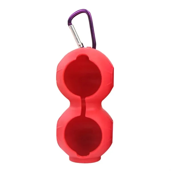 Duo silicone golf ball holder plus1 color silkscreen imprint on 1... from ASI 37218 Athena Promo (tm)
