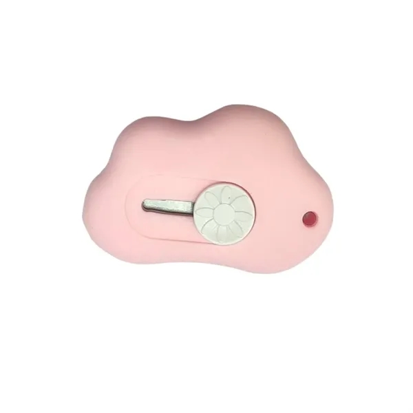 Cloud style paper cutter utility knife plus 1C1P silkscreen imprint plus... from ASI 37218 Athena Promo (tm)