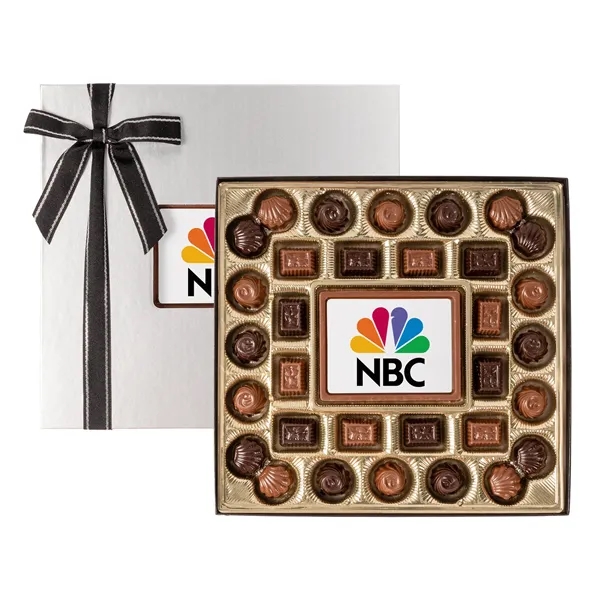 Luxe 32 Piece Custom Chocolate Delight Box... from ASI 44900 NC Custom (CI/Lanco) / Lanco