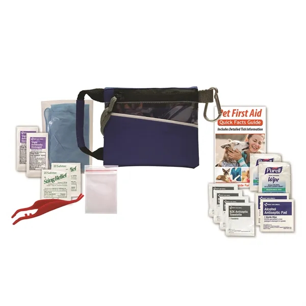 Pet safety kit with a first aid guide, tweezers, and a... from ASI 84514 Safety Made