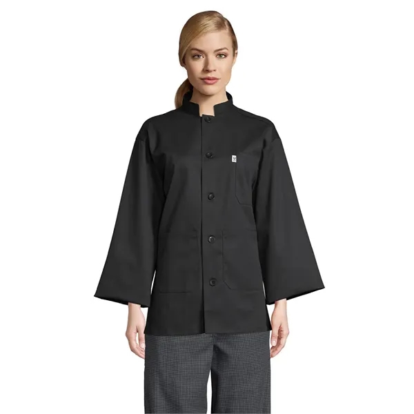 Uncommon Threads Unisex Single-Breasted Server Coat - White... from ASI 86018 Scrub Authority / Uniform Stores