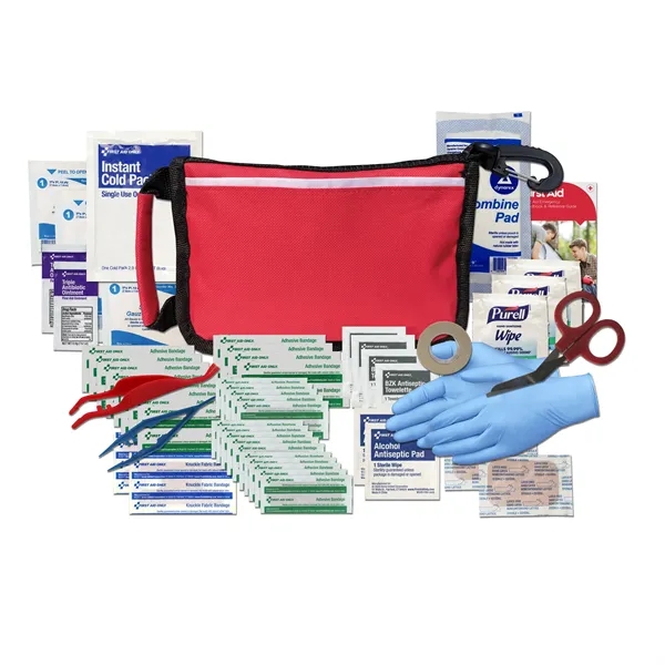 First aid pouch with an ice pack, medical tape, gauze pads,... from ASI 84514 Safety Made