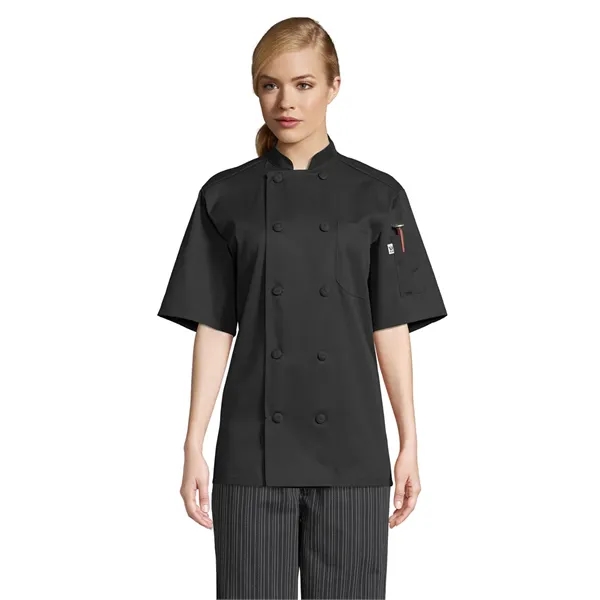 Uncommon Threads Unisex Tingo Chef Coat - White... from ASI 86018 Scrub Authority / Uniform Stores