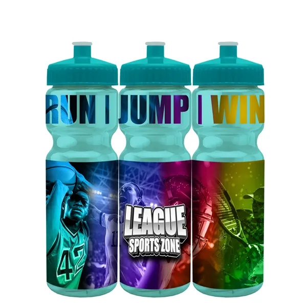 28 oz Transparent Sports Bottle with push pull lid.... from ASI 55990 Garyline