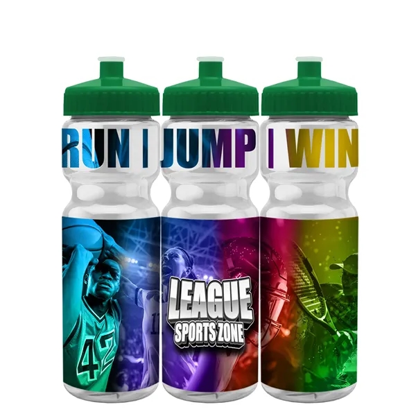 28 oz Transparent Sports Bottle with push pull lid.... from ASI 55990 Garyline
