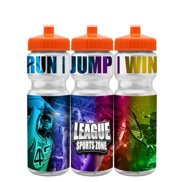 28 oz Transparent Sports Bottle with push pull lid.... from ASI 55990 Garyline
