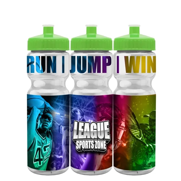 28 oz Transparent Sports Bottle with push pull lid.... from ASI 55990 Garyline