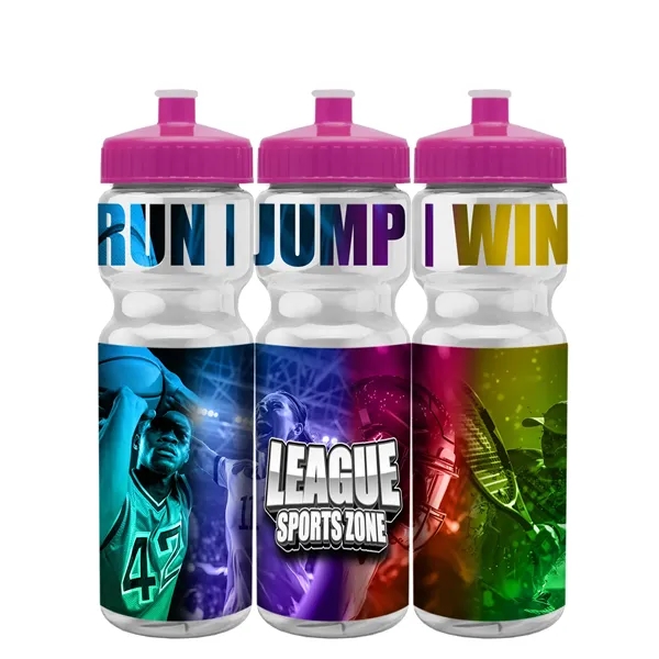 28 oz Transparent Sports Bottle with push pull lid.... from ASI 55990 Garyline