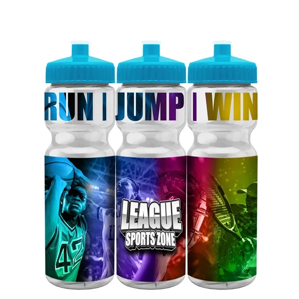 28 oz Transparent Sports Bottle with push pull lid.... from ASI 55990 Garyline