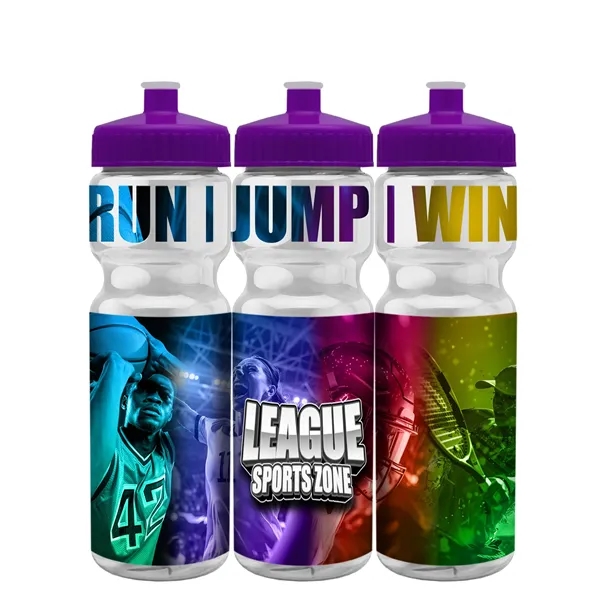 28 oz Transparent Sports Bottle with push pull lid.... from ASI 55990 Garyline